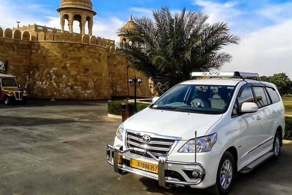 One of our cars in Jaipur