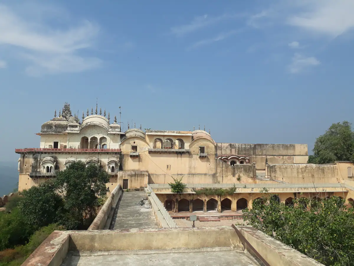 Palace buildings of Bala Quila, Alwar's hilltop fort