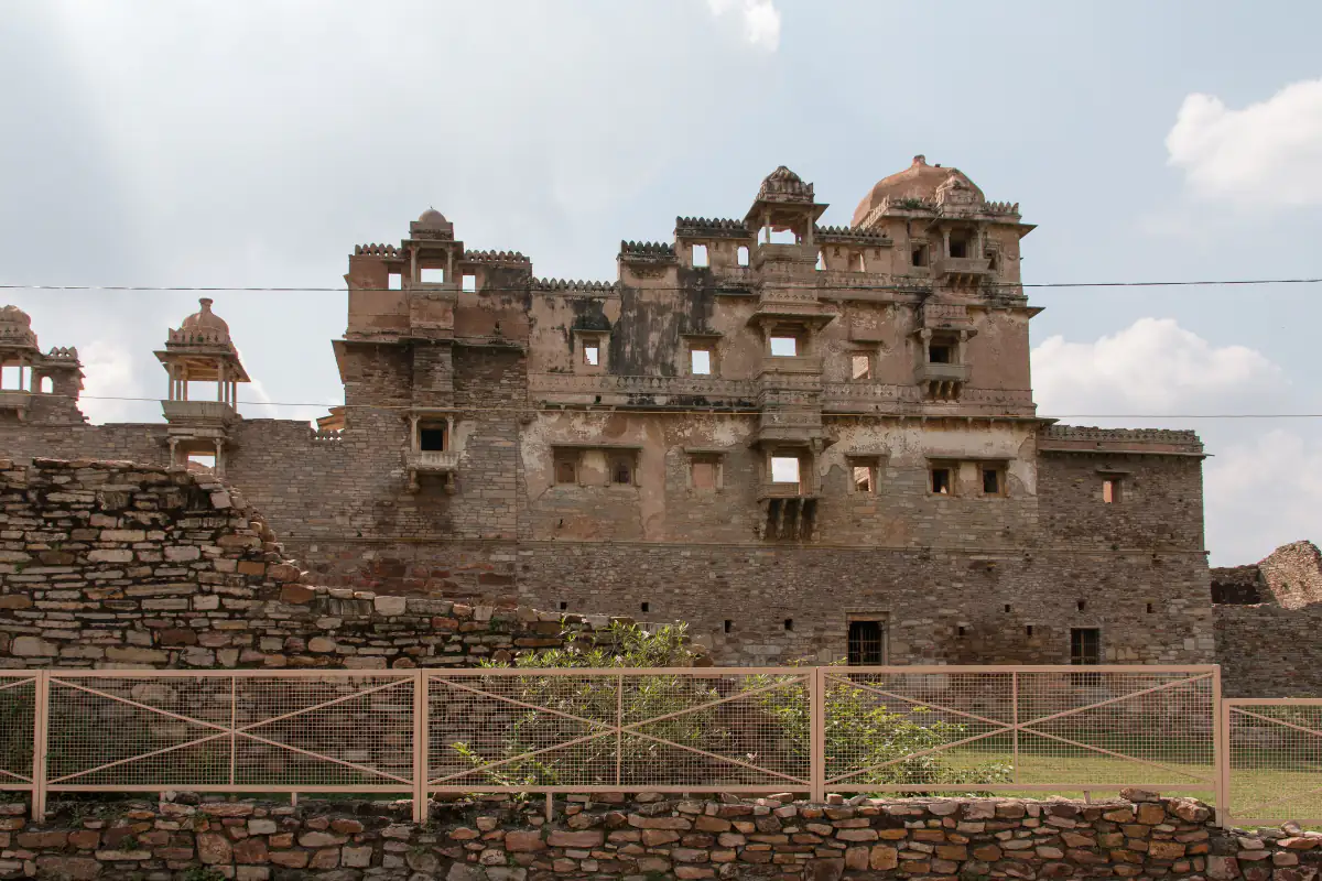 Rana Kumbha Palace ruins inside Chittorgarh Fort